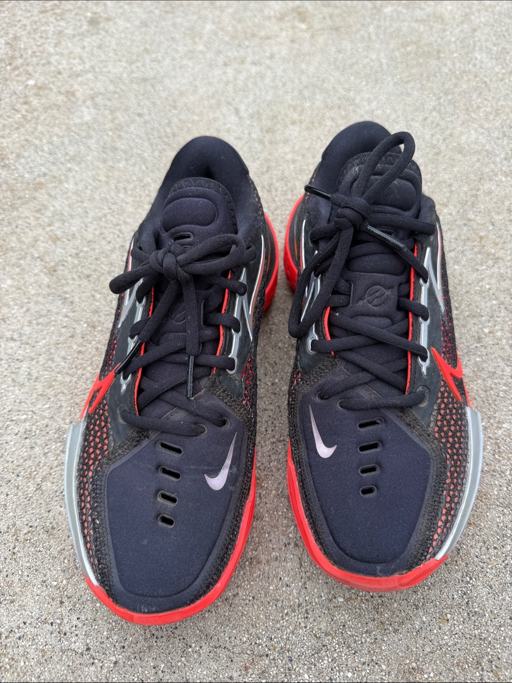 Nike Boy’s Black & Red Athletic Sneakers